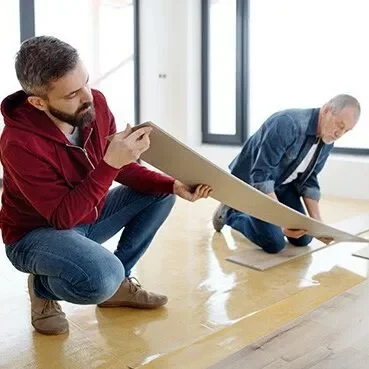 Vinyl installation | Haight Carpet & Interiors